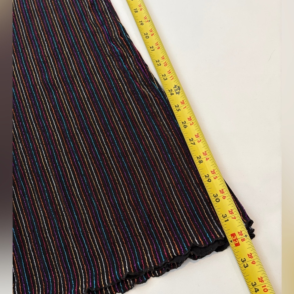 REVOLVE House of Harlow 1960 Lora Pants in Noir Flare Metalic Stripes size Small - Picture 11 of 13